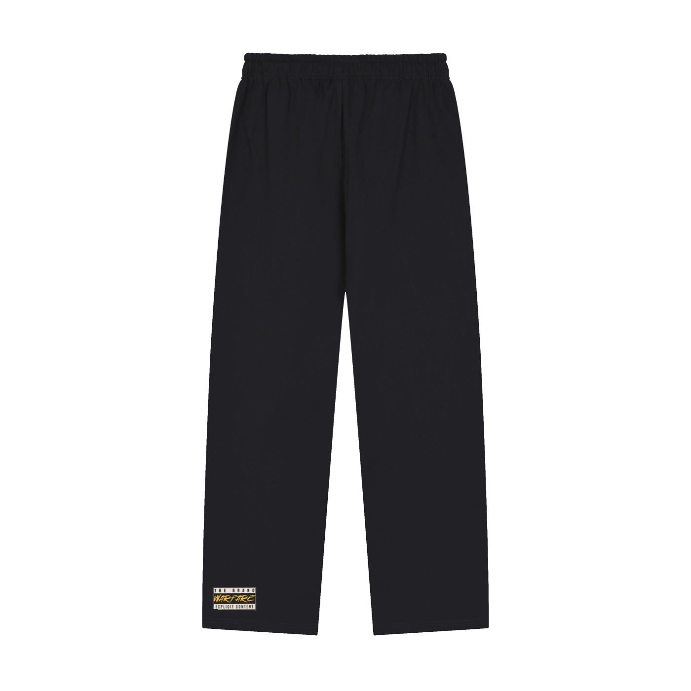 Solid Color Straight-Leg Sweatpants