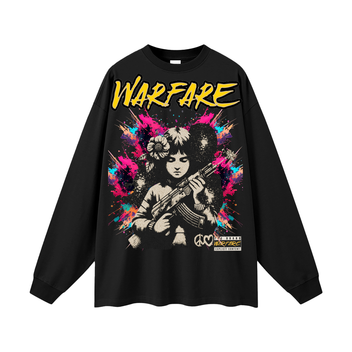 Oversized Unisex Long Sleeve T-Shirt