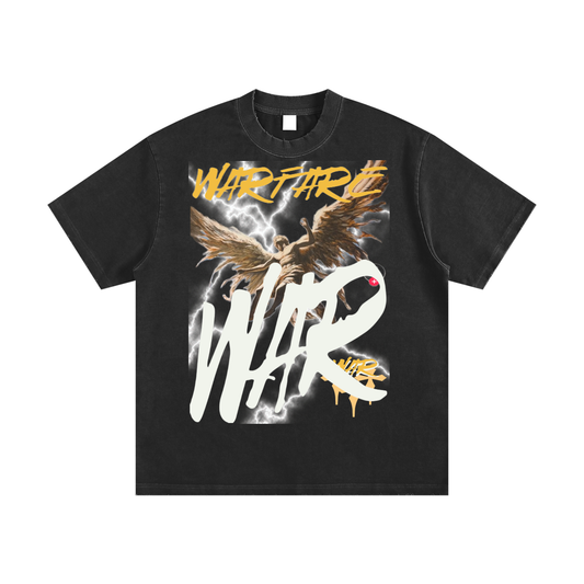 Heavyweight Vintage Washed Frayed T-Shirt