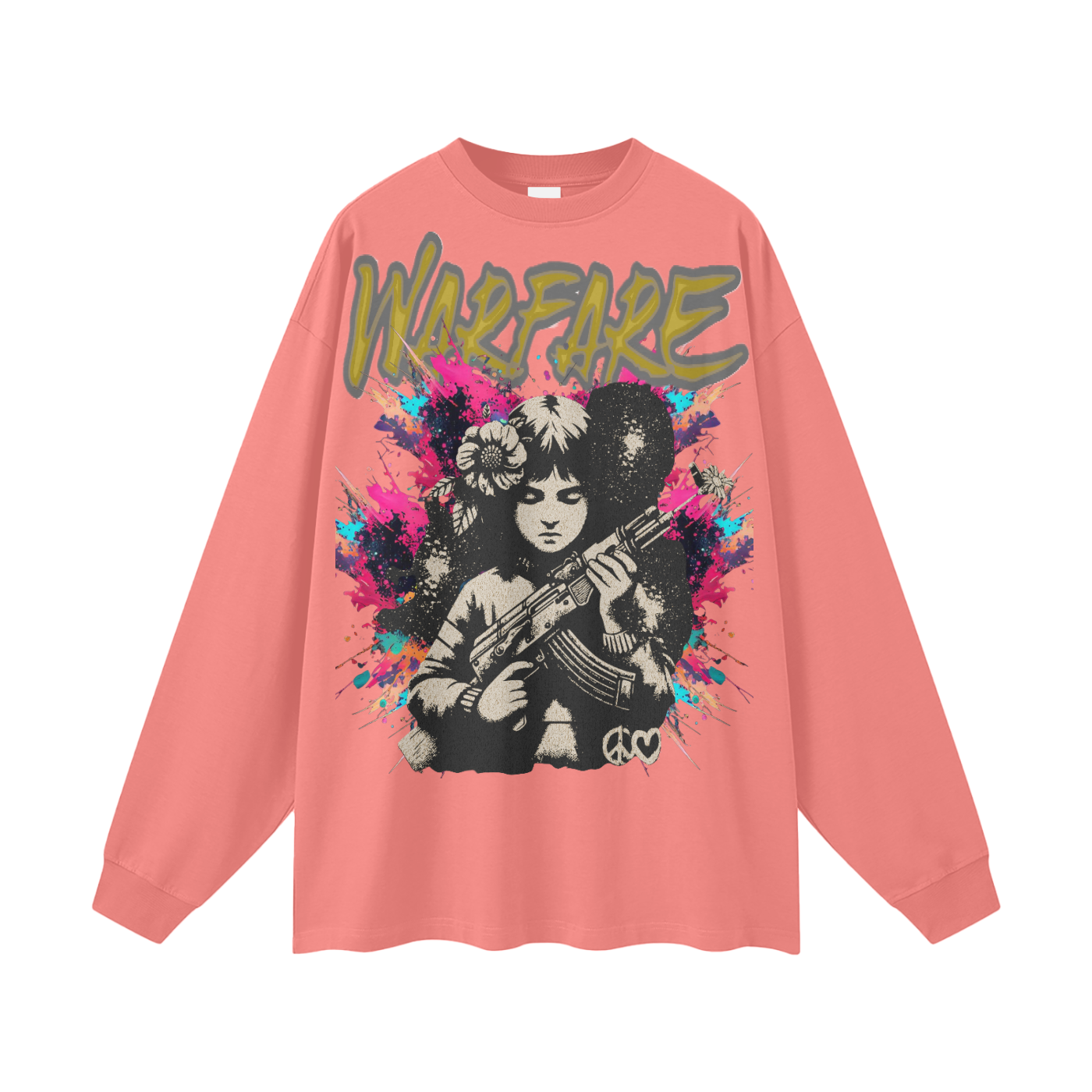 Make Art Streetwear Unisex Cotton Long Sleeve Tee