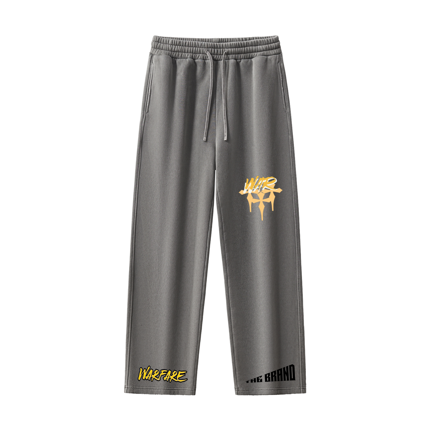 Frayed Enzyme Washed Fleece Sweatpants