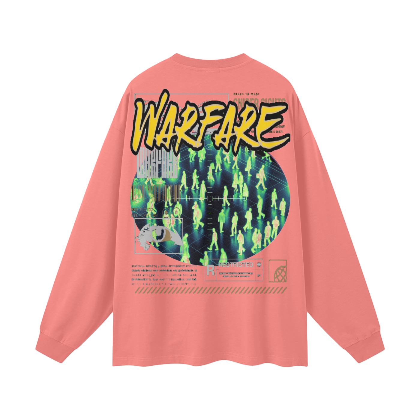Streetwear Unisex Cotton Long Sleeve Tee