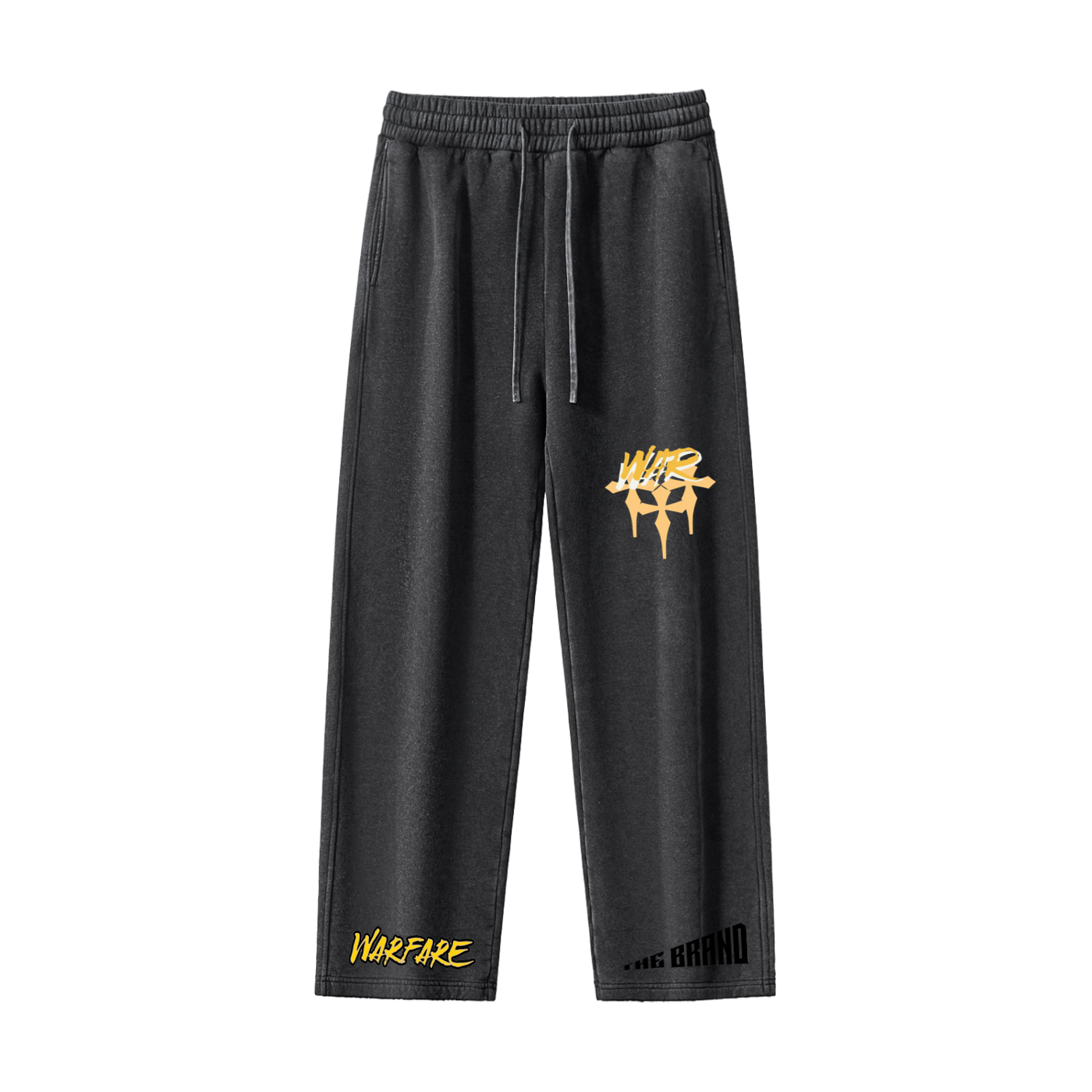 Frayed Enzyme Washed Fleece Sweatpants