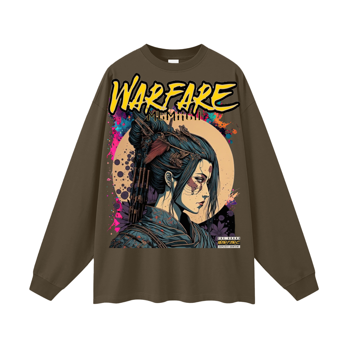 Streetwear Unisex Cotton Long Sleeve Tee