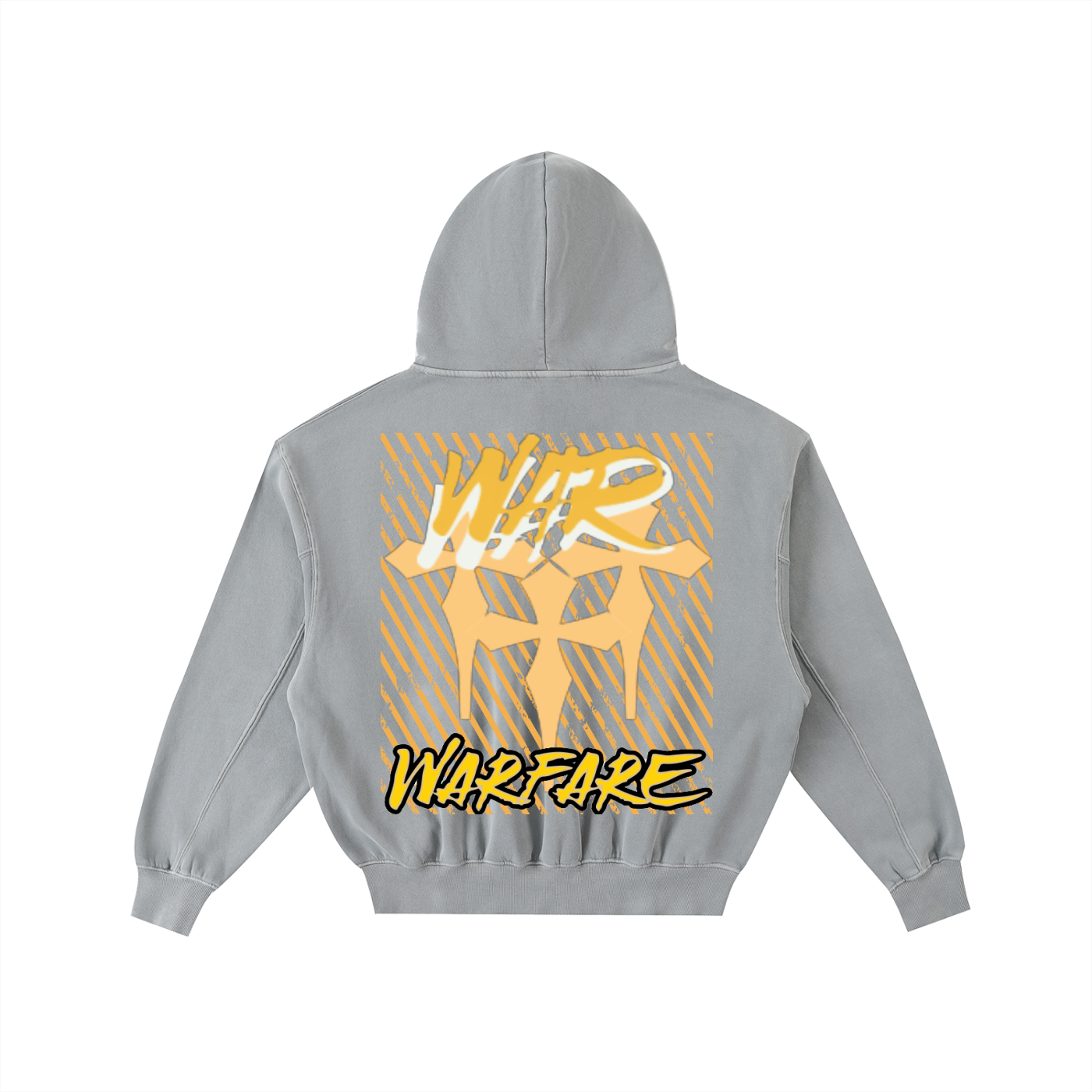 Frayed Enzyme Washed Fleece Hoodie