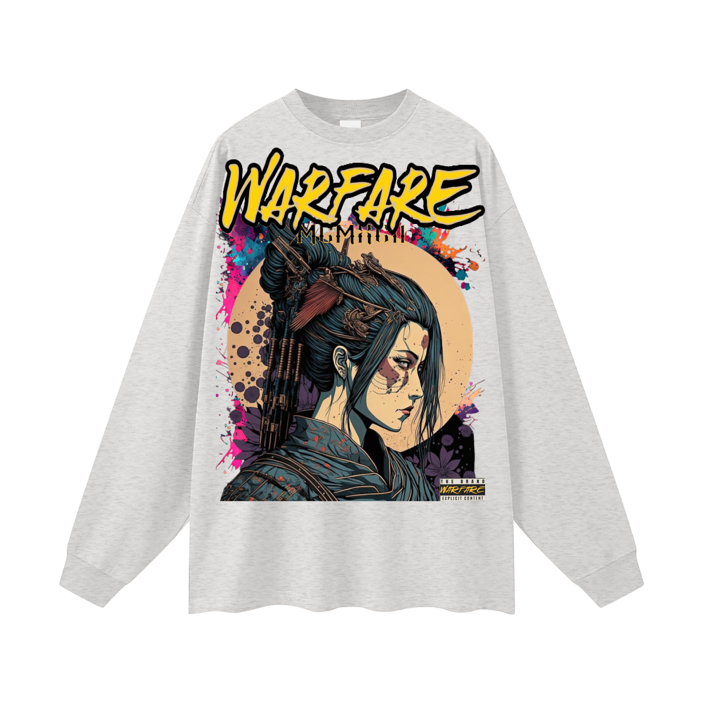 Streetwear Unisex Cotton Long Sleeve Tee
