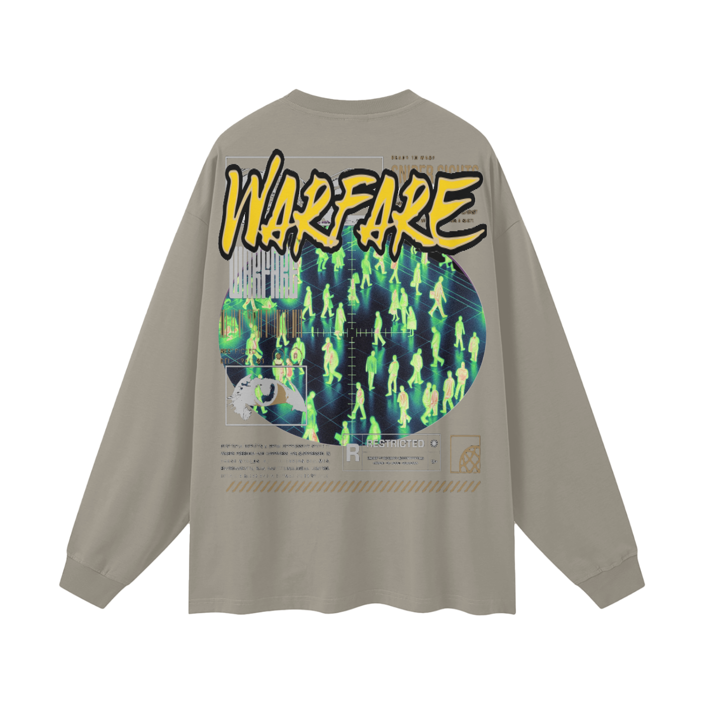 Streetwear Unisex Cotton Long Sleeve Tee