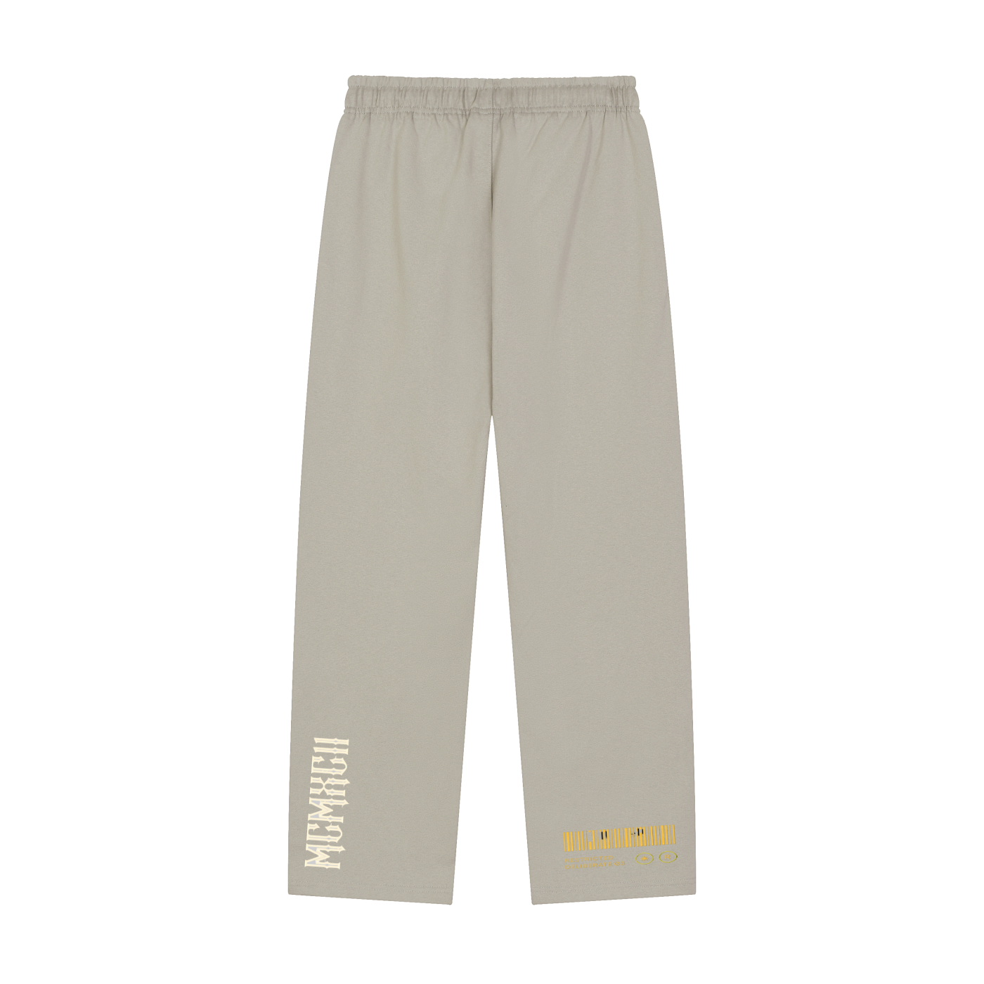 Solid Color Straight-Leg Sweatpants
