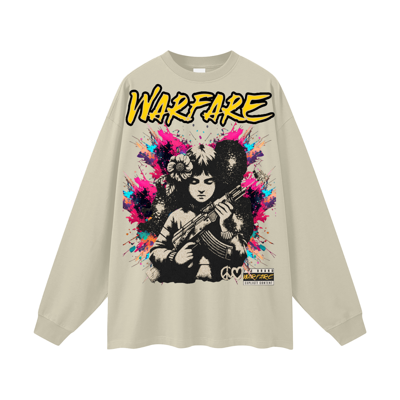 Oversized Unisex Long Sleeve T-Shirt