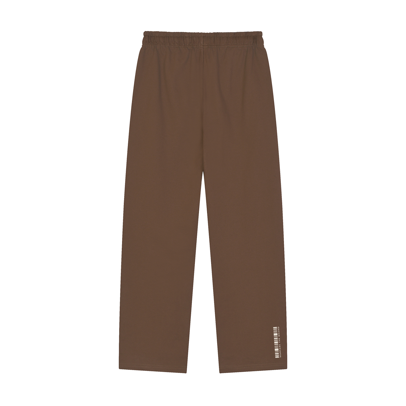 Solid Color Straight-Leg Sweatpants