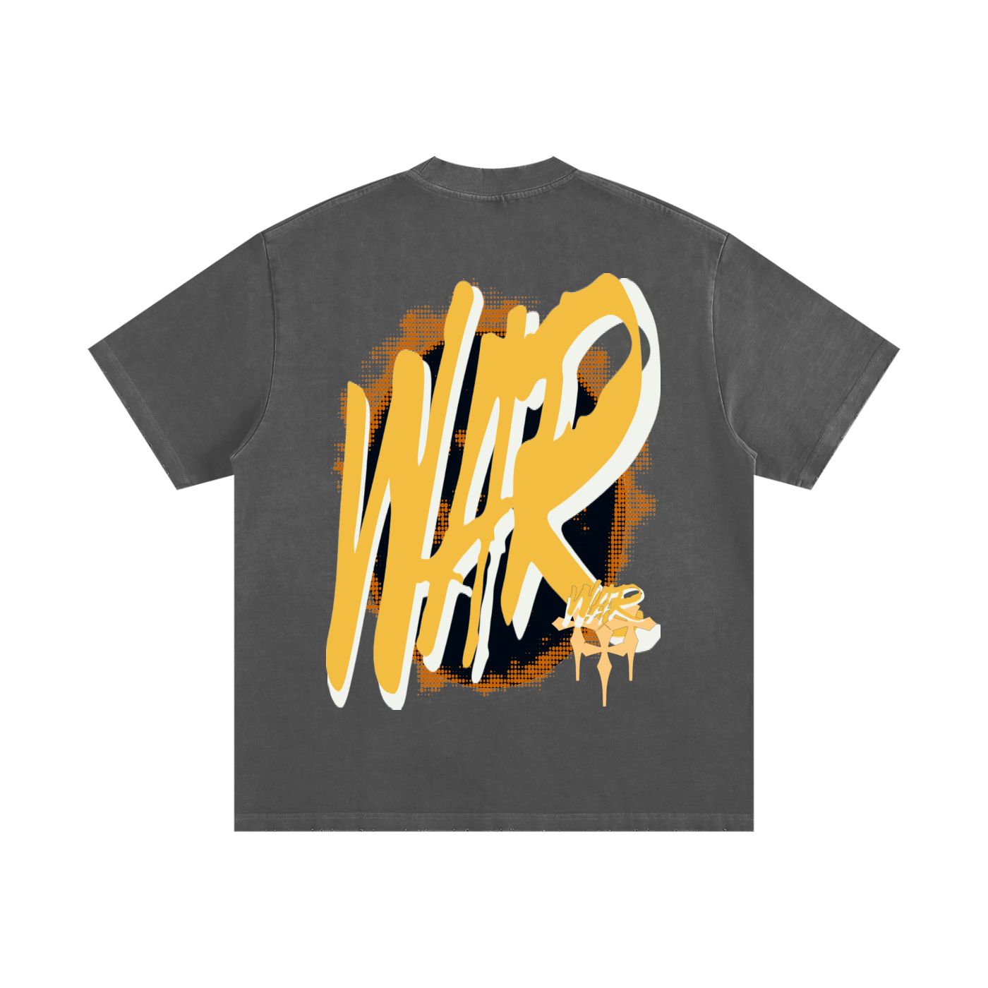 Wushu Vintage Washed Frayed T-Shirt
