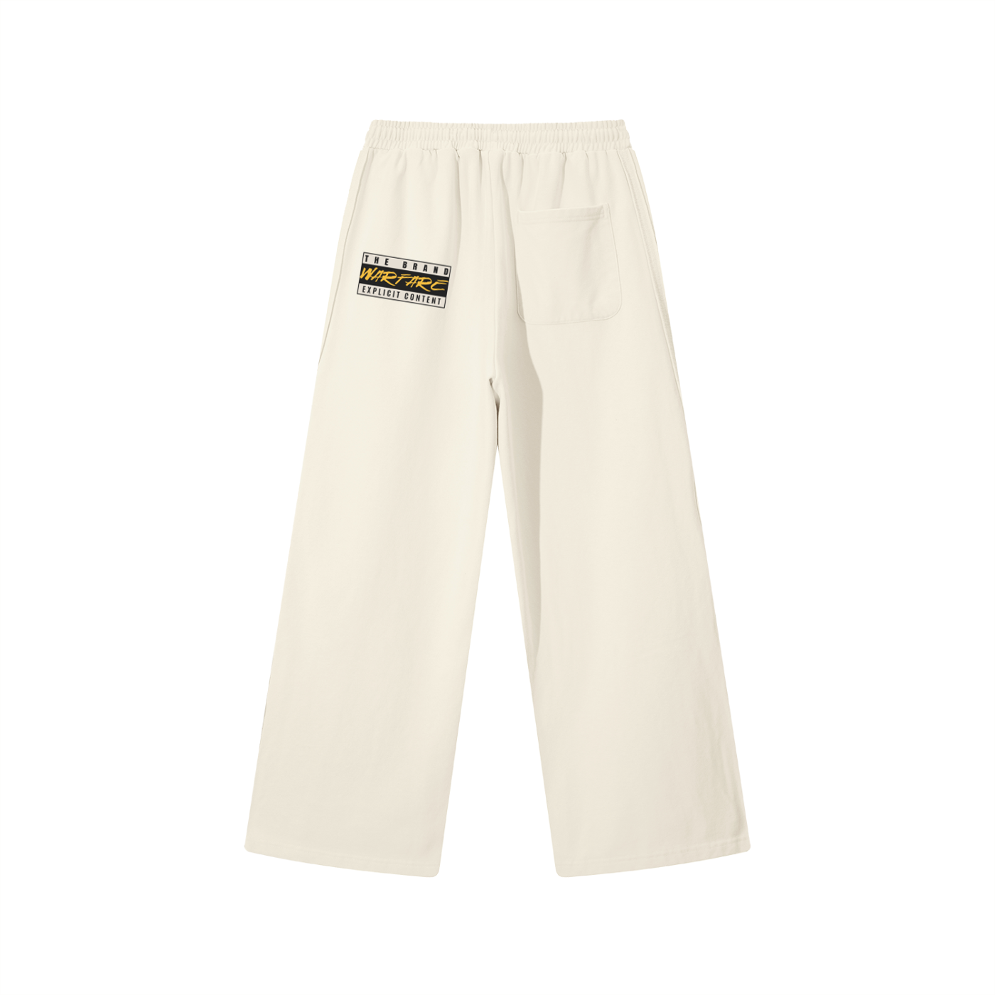 Contrast Tape Straight-Leg Sweatpants
