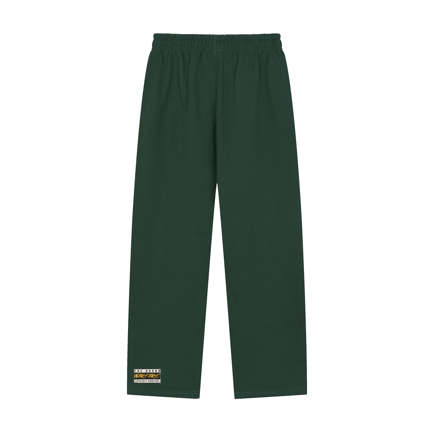 Solid Color Straight-Leg Sweatpants
