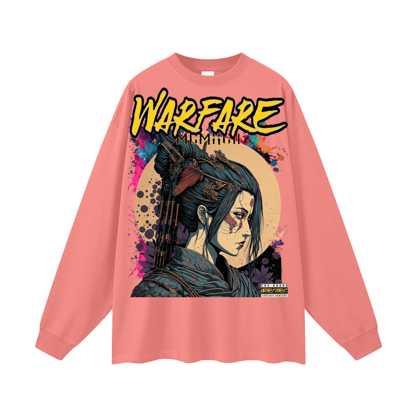 Streetwear Unisex Cotton Long Sleeve Tee