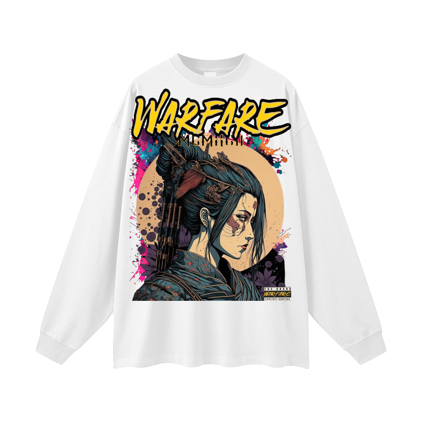 Streetwear Unisex Cotton Long Sleeve Tee