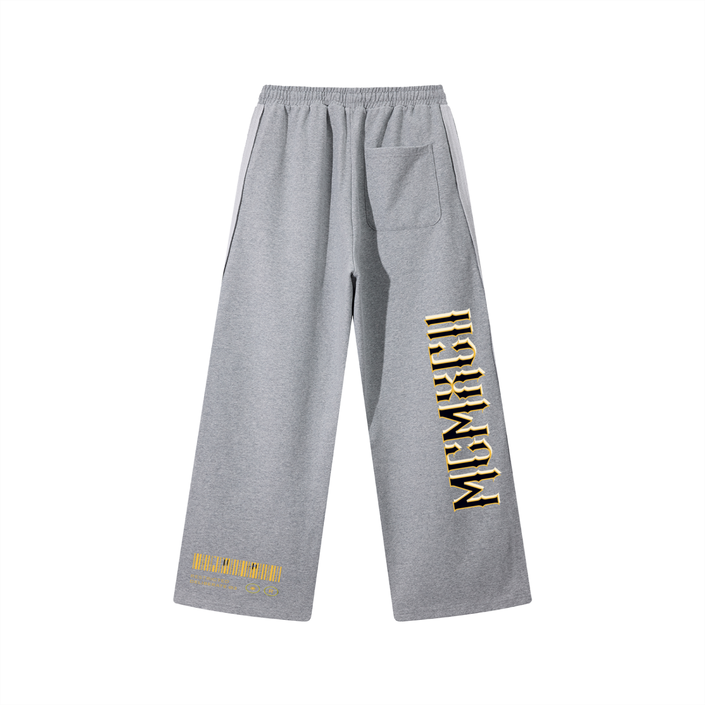 Contrast Tape Straight-Leg Sweatpants