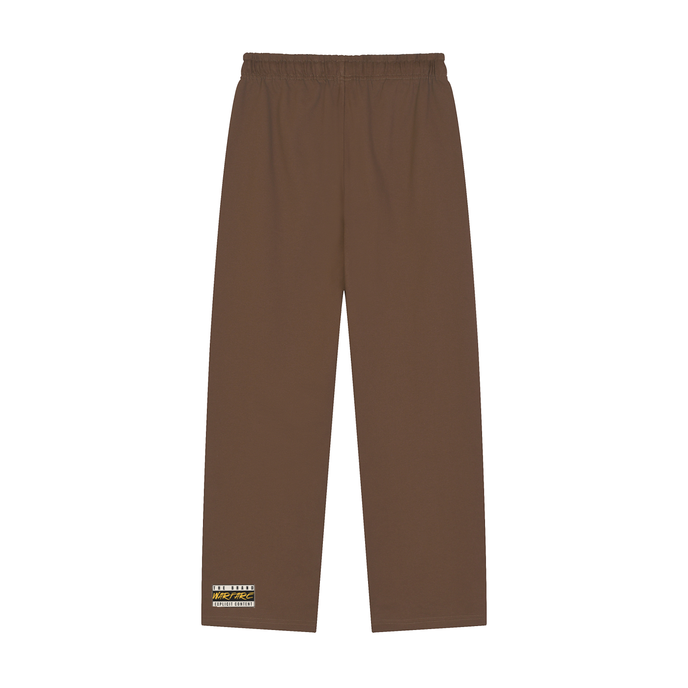 Solid Color Straight-Leg Sweatpants
