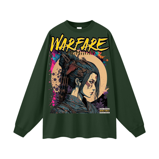 Streetwear Unisex Cotton Long Sleeve Tee