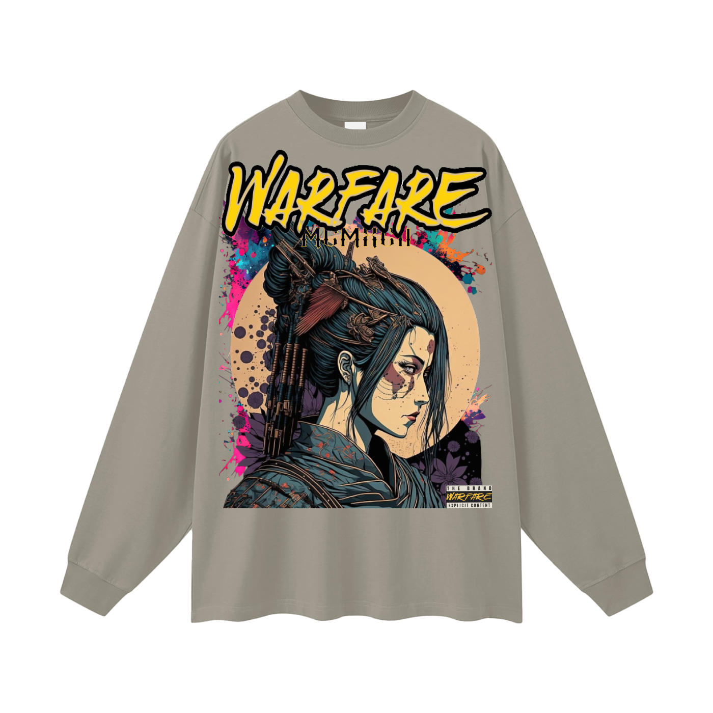 Streetwear Unisex Cotton Long Sleeve Tee