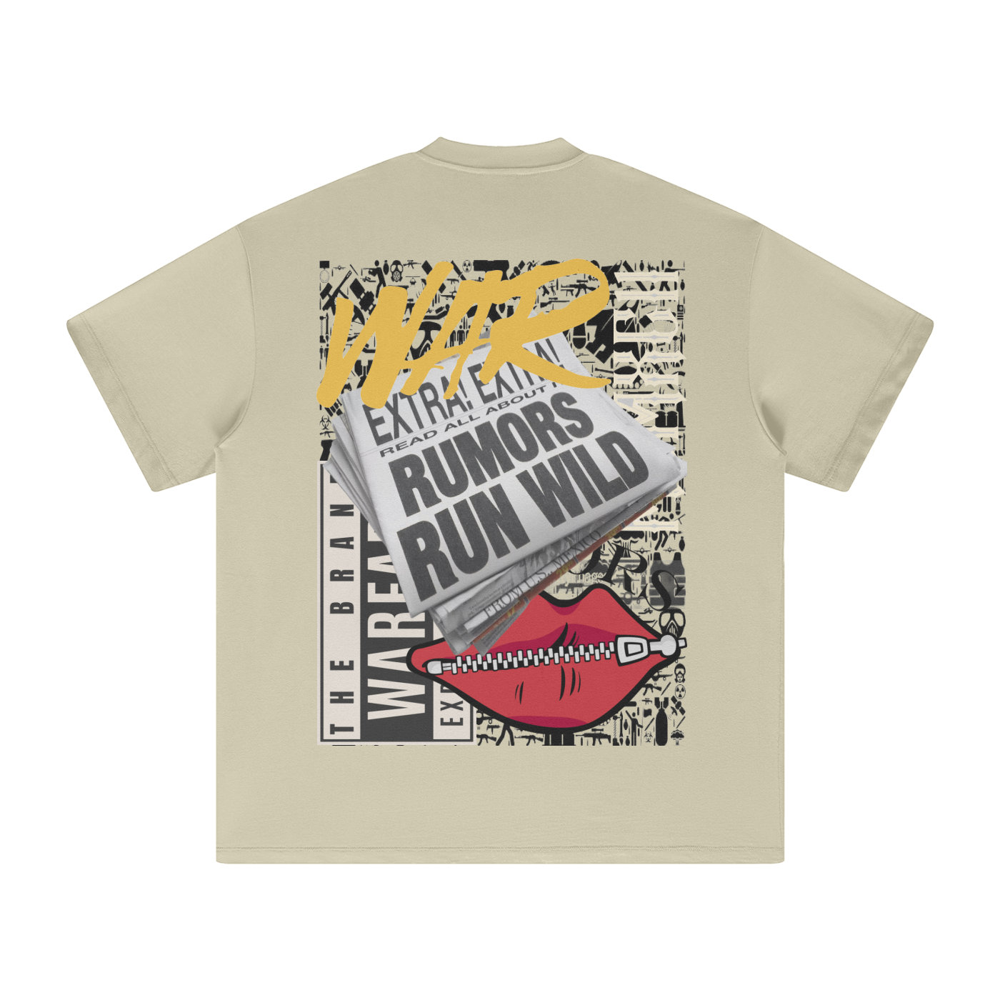 Rumors Heavyweight Earth Tone T-Shirt